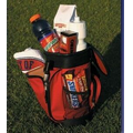 Golfer's Bag Gift Basket w/ Food & Golf Accessories